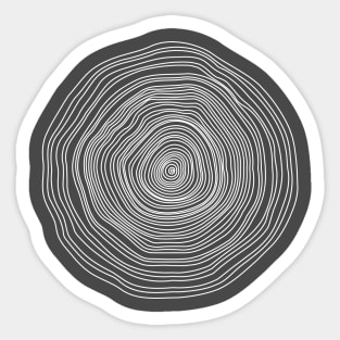 Tree Rings Sticker